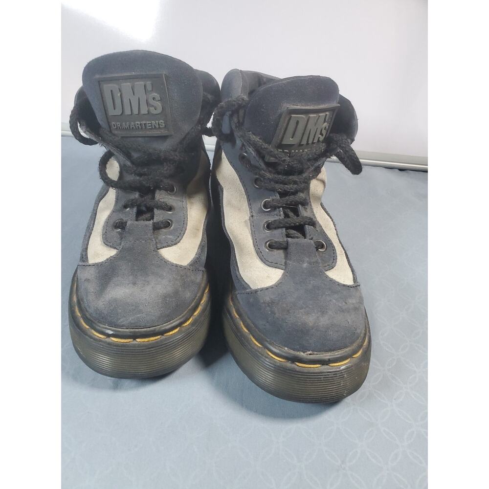 Vintage Dr. Martens 8592 Blue Suede Y2K Platform Boots Women Size 4 - Picture 12 of 16